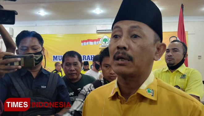 Ketua DPD Partai Golkar Indramayu terpilih, Syaefudin. (Foto: Nurhidayat/TIMES Indonesia)