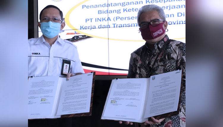 Disnakertrans Jatim dan PT INKA Jalin Kerjasama