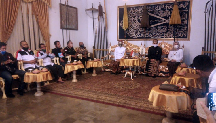 Kunjungan Silaturahmi Ormas se Kota Cirebon ke Sultan Keraton Kasepuhan (FOTO: Devteo MP/TIMES Indonesia)