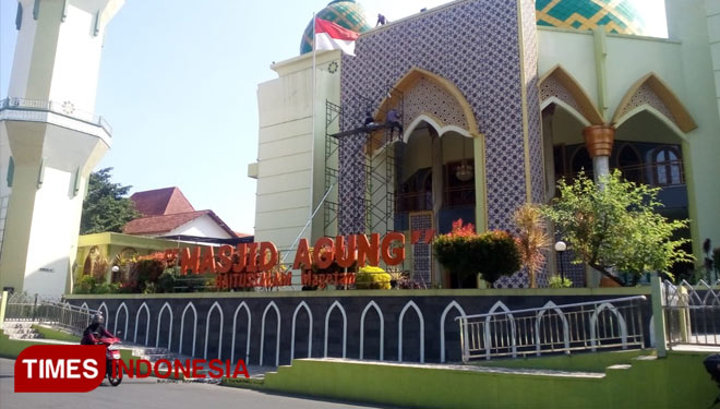 Masjid Agung Baitussalam, Magetan. (Foto: M Kilat Adinugroho/TIMES Indonesia)