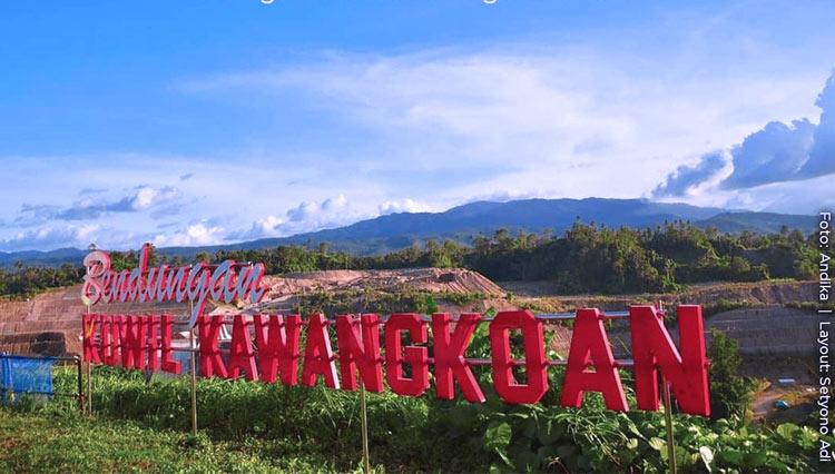 Pembangunan Bendungan Kuwil Kawangkoan, MInahasa Utara, Sulawesi Utara. (Foto: Instagram Kementerian PUPR)