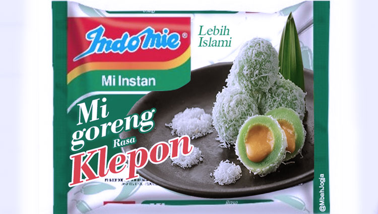  Indomie rasa Klepon yang diunggah oleh akun twitter @mbahjogja.