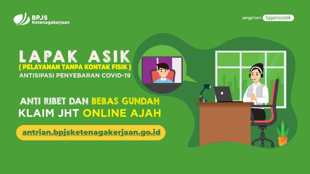 Klaim JHT Pakai Lapak  Asik Online Jadi Favorit Peserta 