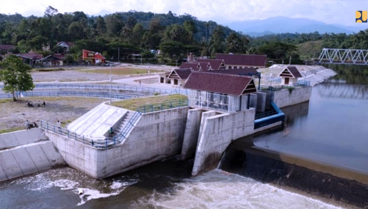 Kementerian PUPR RI Perluas Cakupan Jaringan Irigasi Bendung Baliase Di ...