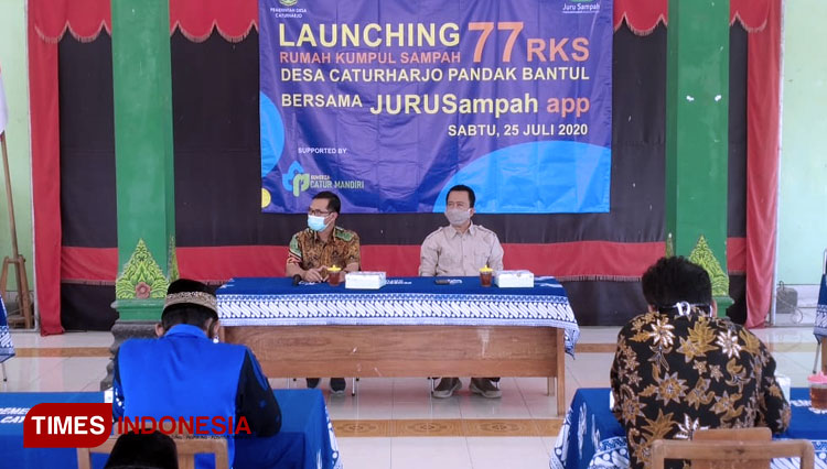 Launching program 77 RKS di Aula Balai Desa Caturharjo Pandak Bantul. (Foto: Totok Hidayat/TIMES Indonesia)