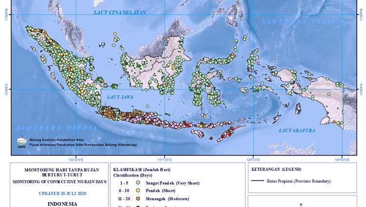 BMKG Keluarkan Peringatan Dini Kekeringan Meteorologis - TIMES Indonesia