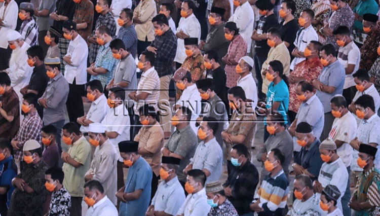Pelaksanaan shalat Idul Adha di Masjid Nasional Al-Akbar Surabaya. (Foto: Dok. TIMES Indonesia) 