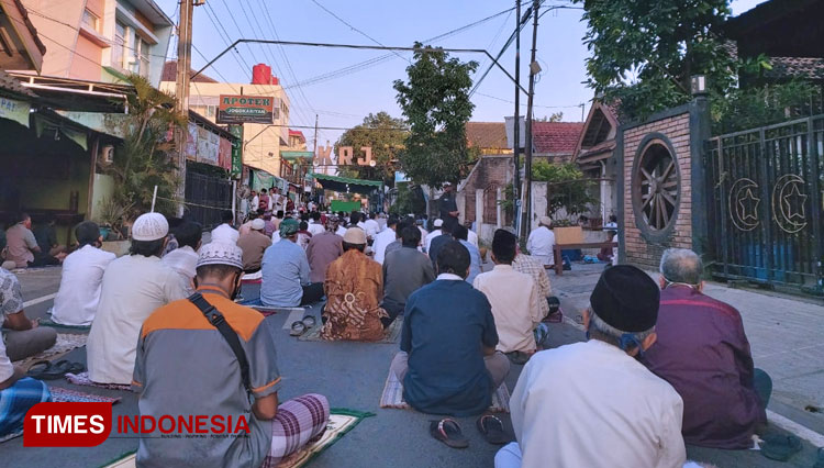 Suasana Shalat Idul Adha di Masjid Jogokaryan Kota Yogyakarta, DIY. (FOTO: Fajar Rianto/TIMES Indonesia)