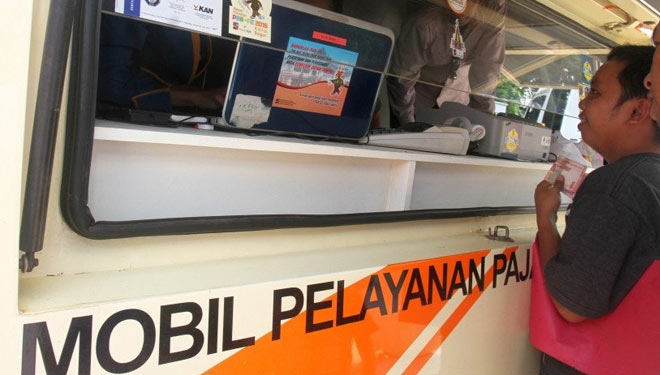 Mobil pelayanan pajak Pajak milik Pemkot Surabaya. (foto: klinikpajak)
