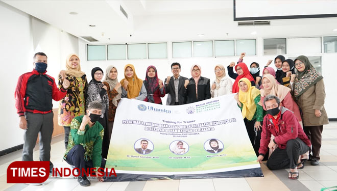 Universitas Muhammadiyah Prof. Dr. Hamka melalui dosen-dosennya dalam bidang pendidikan biologi mengadakan pelatihan pembelajaran melalui media Microsoft 365. (FOTO: Dok. TIMES Indonesia)