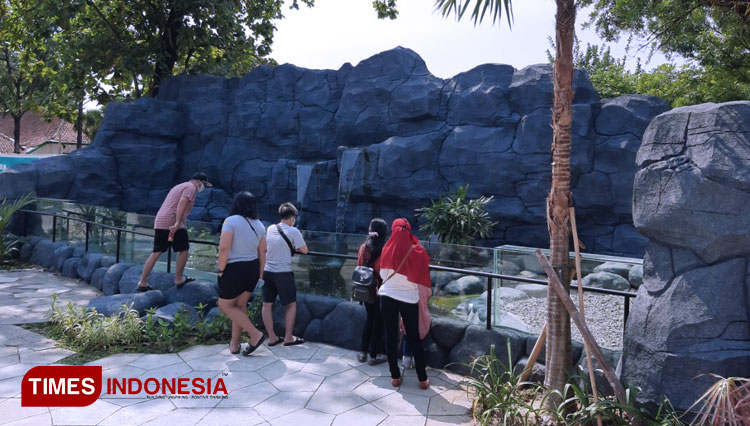 The visitors are enjoying their visit to Gembira Loka Zoo Yogyakarta. (PHOTO: Gembira Loka Zoo for TIMES Indonesia)