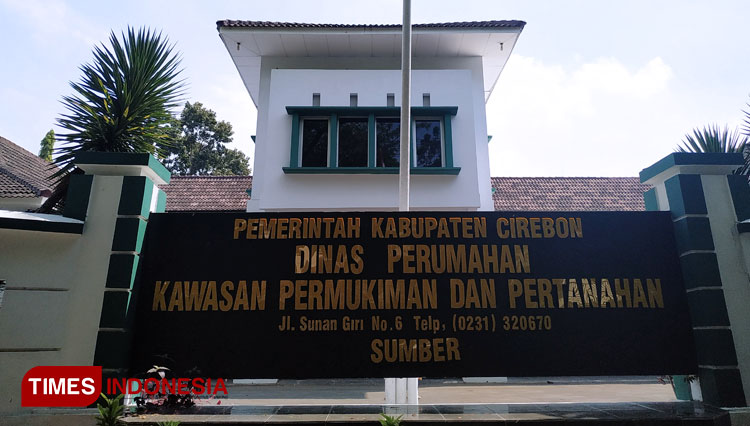 Kantor DPKPP Kabupaten Cirebon. (FOTO: Devteo MP/TIMES Indonesia)