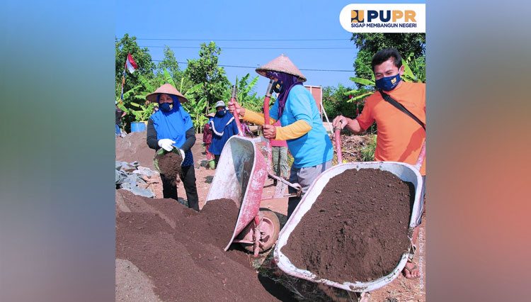 Program PKT dan Bantuan Stimulan Perumahan Swadaya KemenPUPR (FOTO: instagram KemenPUPR) 