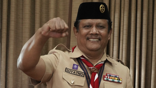 Prof. Dr. Suyatno, M.Pd. Wakil Ketua Bidang Humas, Abdimas, Kemitraan dan Lingkungan Hidup Kwartir Daerah Gerakan Pramuka Jawa Timur. (Foto : Humas Kwartir Daerah Gerakan Pramuka Jatim)