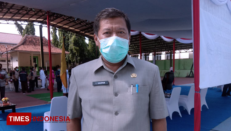 Sekretaris Daerah (Sekda) Kabupaten Majalengka, H Eman Suherman. (Foto: Jaja Sumarja/TIMES Indonesia)