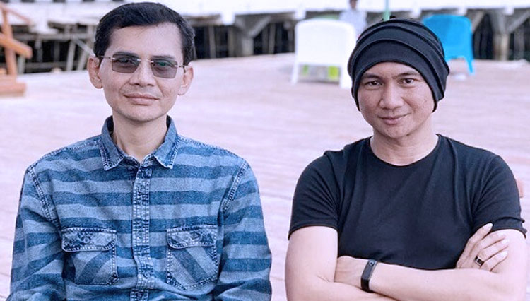 Anji bersama Hadi Pranoto, Profesor Ahli Mikrobiologi asal Lampung. (Foto: Instagram)