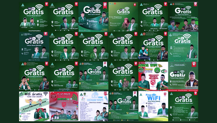 Belajar Online Mahal, PP GP Ansor Bikin Gerakan Program WiFi Gratis untuk Siswa