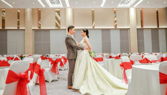 Pernikahan di Hotel Harris Bundaran Satelit Surabaya (Foto: dok Hotel Harris Bundaran Satelit Surabaya)
