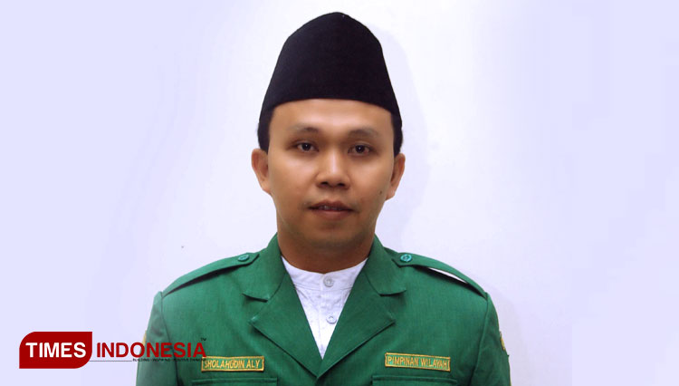 Ketua PW GP Ansor Jawa Tengah, Sholahuddin Aly. (Foto: Dhani Setiawan/ TIMES Indonesia) 