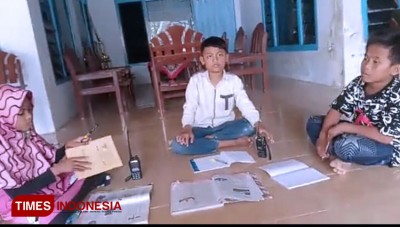 Santri MI Nurul Ulum 2 Manfaatkan Frekuensi RAPI 19 Pamekasan untuk ...