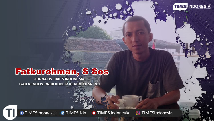 Fatkurohman, S Sos Jurnalis TIMES Indonenesia dan Penulis Opini Publik Kepemiluan RCI (Foto : Rochman/TIMES Indonesia)