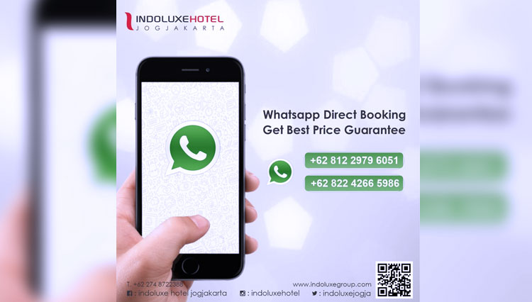 Book a Room at Indoluxe Hotel Jogjakarta via WhatsApp Direct Booking