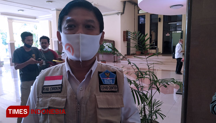 Kepala Pelaksana BPBD Kabupaten Cirebon, Alex Suheryawan (Foto: Devteo MP/TIMES Indonesia)