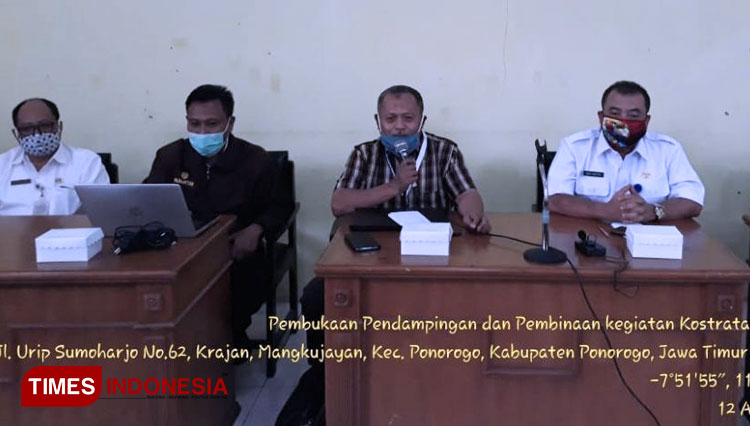 Pelaksanaan Pendampingan Implementasi BPP Model Kostratani di Kabupaten Ponorogo (Rabu,12/8/2020) oleh Tim Polbangtan Malang. (FOTO: AJP TIMES Indonesia)