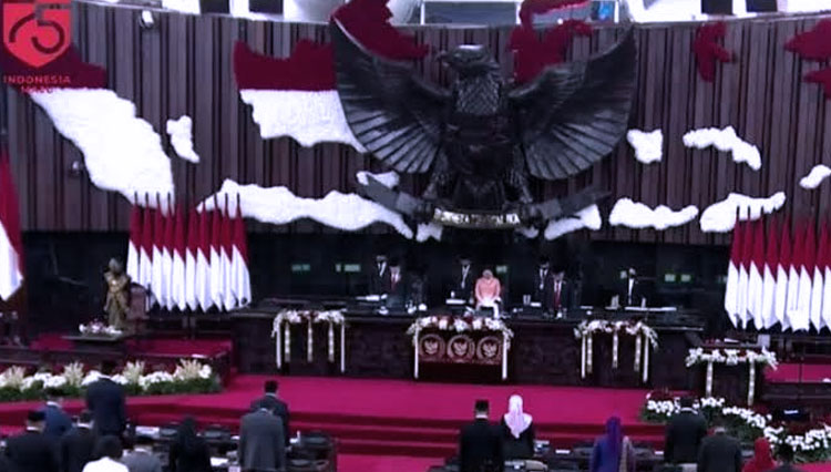 Sidang Tahunan MPR RI, Presiden RI Jokowi Minta Media Siarkan Berita Positif