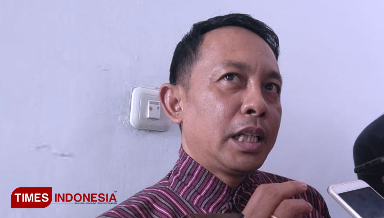 Kepala Badan Pendapatan Keuangan dan Aset Daerah (BPKAD) Kota Blitar, Widodo Sapto Johanes. (Foto: Sholeh/TIMES Indonesia) 