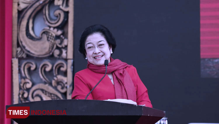 Ketum PDI Perjuangan Megawati Soekarnoputri. (FOTO: Hasbullah/TIMES Indonesia).