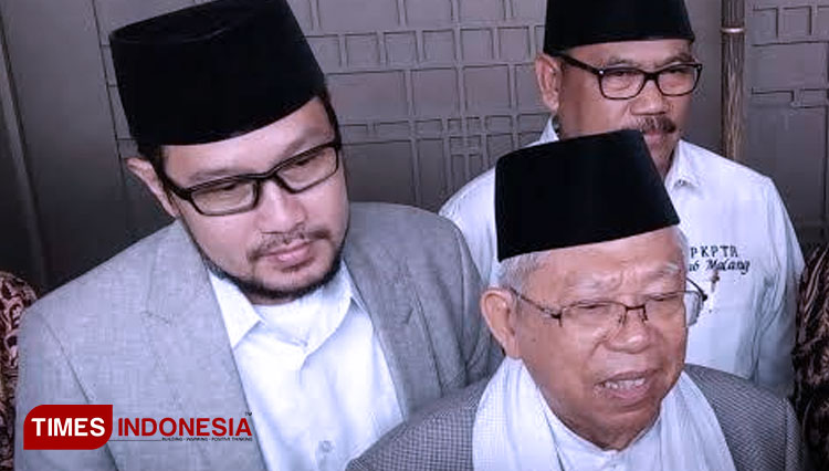 Ketua Forum Silaturahmi Gawagis Nusantara, KH Maksum Faqih (Gus Maksum) siap dukung Gus Hans maju di Pilwali Surabaya, Sabtu (15/8/2020). (Foto: Lely Yuana/TIMES Indonesia)