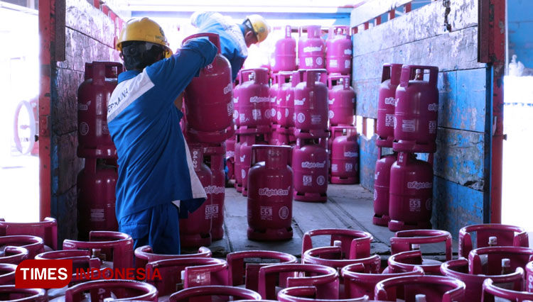 Ilustrasi Tabung LPG (FOTO: Choirudin/TIMES Indonesia)