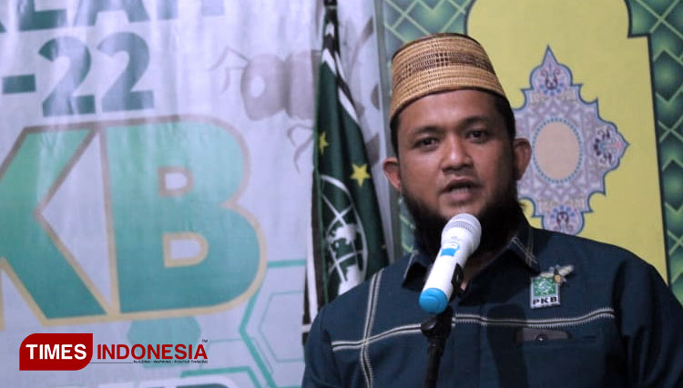 Ketua DPC PKB Pacitan, Fibi Irawan (Foto: Rojihan/TIMES Indonesia)