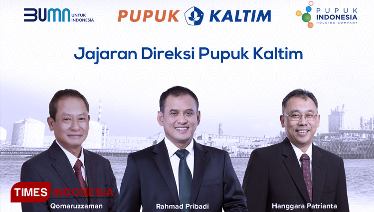Jajaran Direksi Pupuk Kaltim yang baru (FOTO: Humas PKT For TIMES indonesia) 