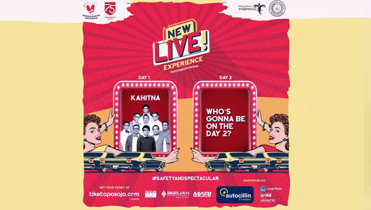 #SafetyAndSpectacular one Drive In music concert which will be held on JIExpo Kemayoran wrst wing parking lot Jakarta.