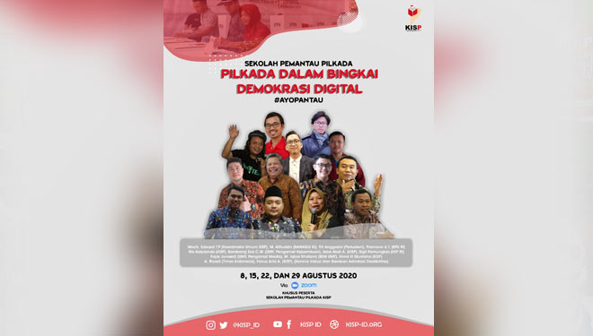KISP menggandeng masyarakat untuk memantau Pilkada 2020 mendatang. (Grafis: KISP for TIMES Indonesia)