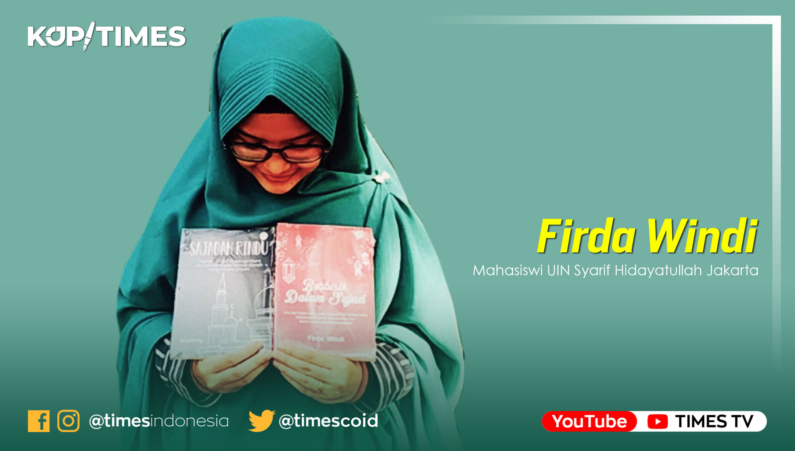 Firda Windi, Mahasiswi semester 3 Dirasat Islamiyah UIN Syarif Hidayatullah Jakarta.