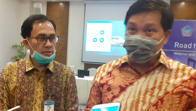 Wagub Sulut Drs. Steven OE Kandouw saat memberikan keterangan kepada sejumlah wartawan,Selasa (01/09/2020).Foto : Herry Dumais/TIMES Indonesia.