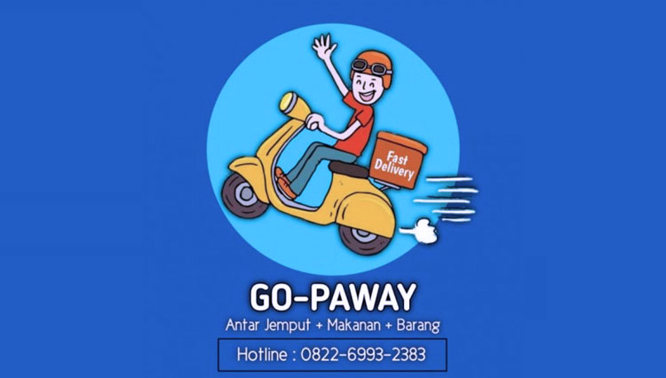 Delivery GO-PAWAY. (FOTO: Ilham Nulia for TIMES Indonesia)
