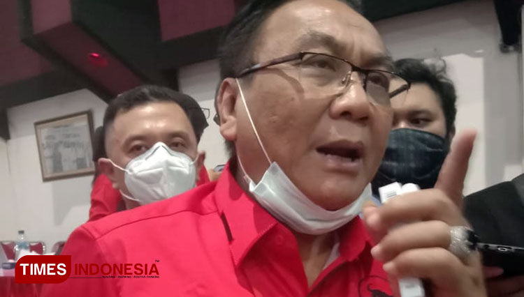 Foto : Ketua DPP PDI Perjuangan Bidang Pemenangan Pemilu, Bambang Wuryanto atau Bambang Pacul, Rabu (2/9/2020).(Foto : Lely Yuana/TIMES Indonesia)