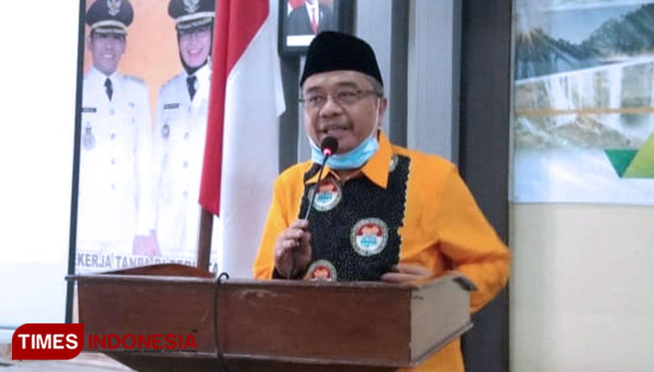 Drs H Akhmad Taufik Hidayat Ketua Terpilih IKA PMII Periode 2020-2025. (Foto: Qomaruddin Hamdi/TIMES Indonesia)