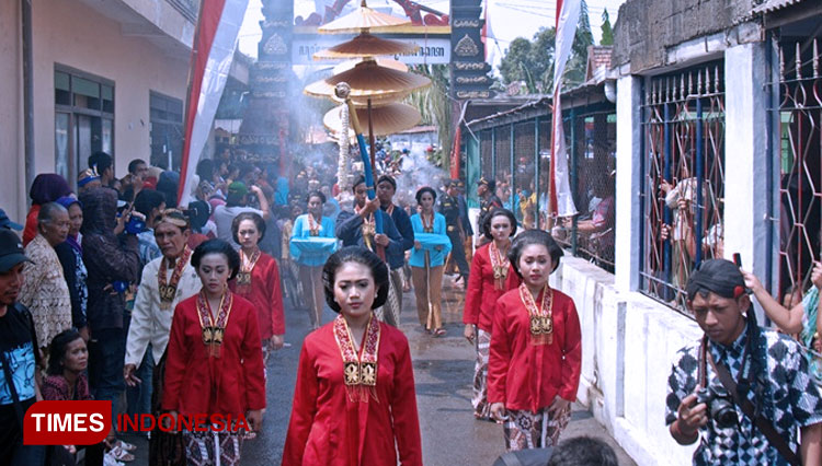 Ritual nyadran di petilasan Sri Aji Joyoboyo dengan ribuan orang pengunjung yang kini tidak digelar karena adanya Covid 19. (Foto: Canda Adisurya/TIMES Indonesia)
