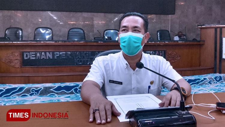Sekretaris Dewan Kota Cirebon Agus Sukmanjaya. (FOTO: Ayu Lestari/ TIMES Indonesia) 