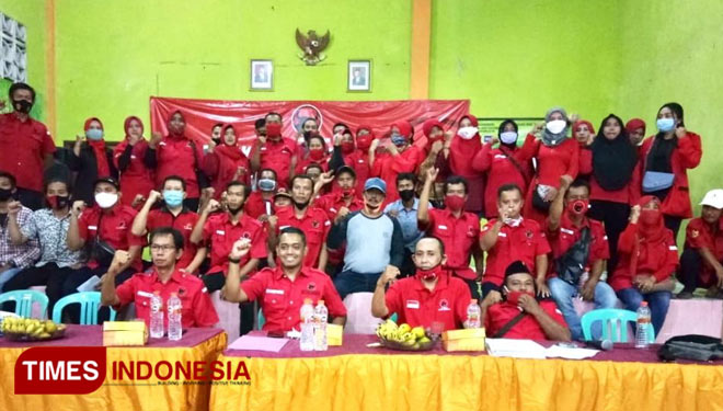 Suasana konsolidasi internal partai PDI Perjuangan di Surabaya. (FOTO: PDI Perjuangan for TIMES Indonesia) 