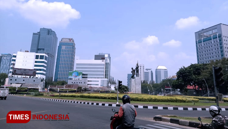 Tugu Tani, Jakarta Pusat. (FOTO: Moh Ramli/ TIMES Indonesia)