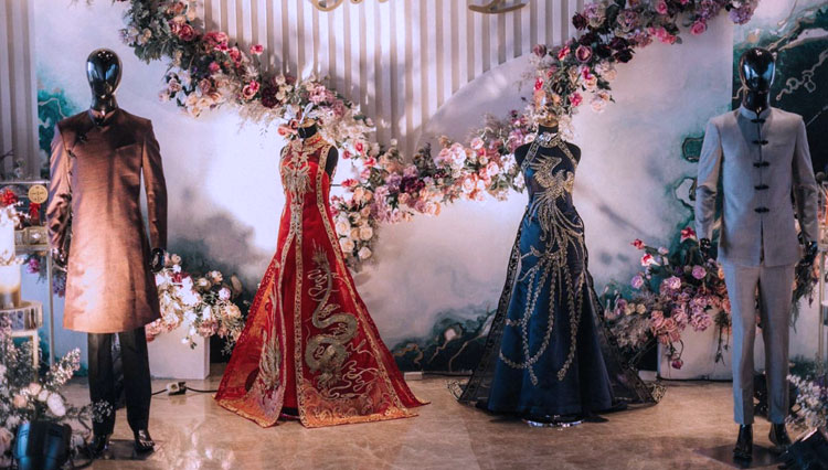 Pameran perlengkapan pesta pernikahan dalam acara You&I Wedding Showcase di Hotel Grand Dafam Signature Surabaya, Minggu (13/9/2020). (Foto: Dok. Grand Dafam)
