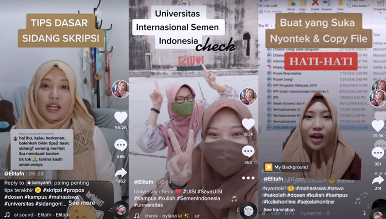 Konten Edukasi Di Tiktok Bikin Dosen Uisi Tenar Times Indonesia
