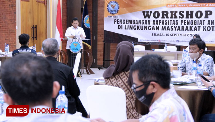 Workshop Pengembangan Kapasitas Penggiat Anti Narkoba Berjalan Tertib dan Lancar. (FOTO: AJP TIMES Indonesia)