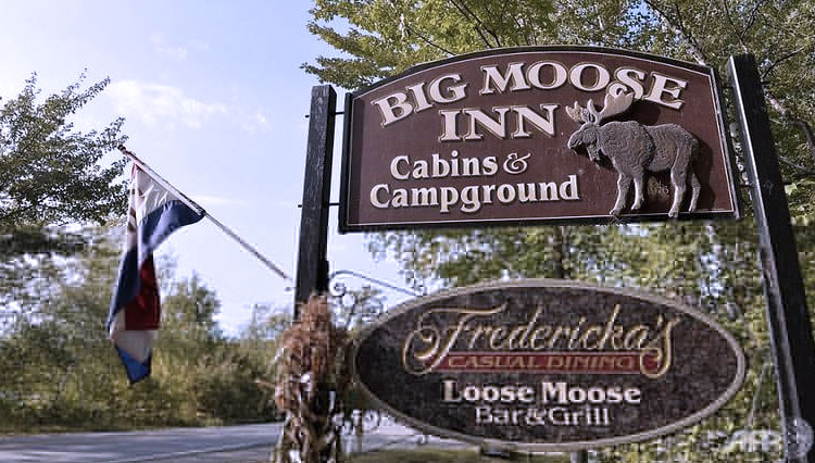 Big Moose Inn, Cabins, & Campground tempat resepsi pernikahan dan Gereja Baptis Tri-Town yang terkait dengan kematian 7 orang dan lebih dari 170 terinfeksi Covid-19. (FOTO: CNA/AFP)